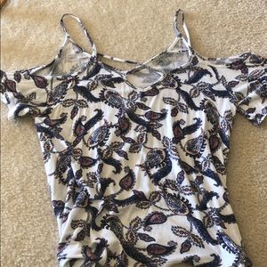 Charlotte ruse cold shoulder top